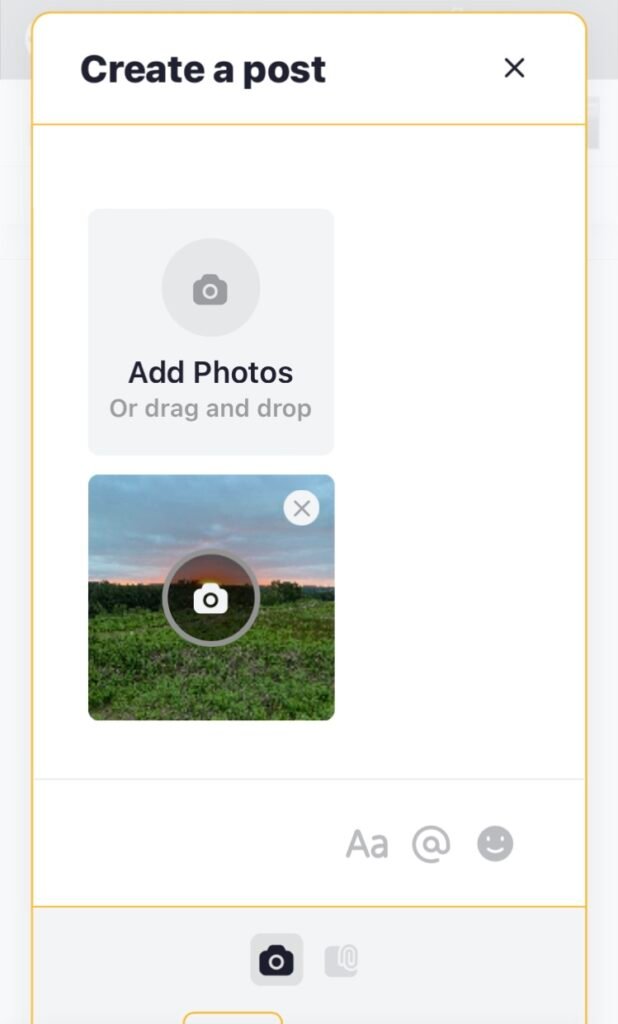 To illustrate the uploading of images, and documents.