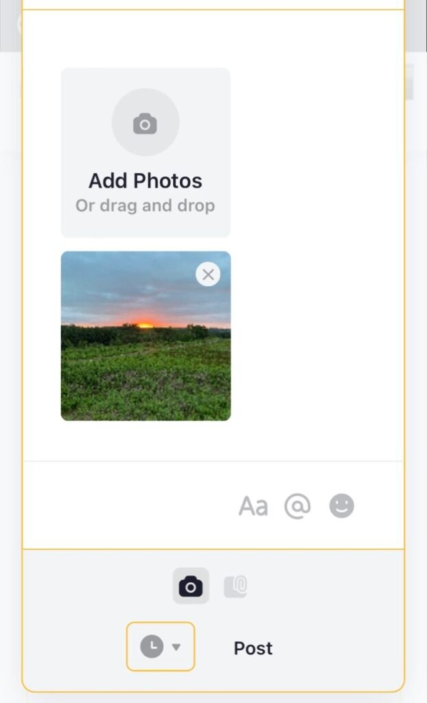 An image to illustrate the uploading of an image or document.