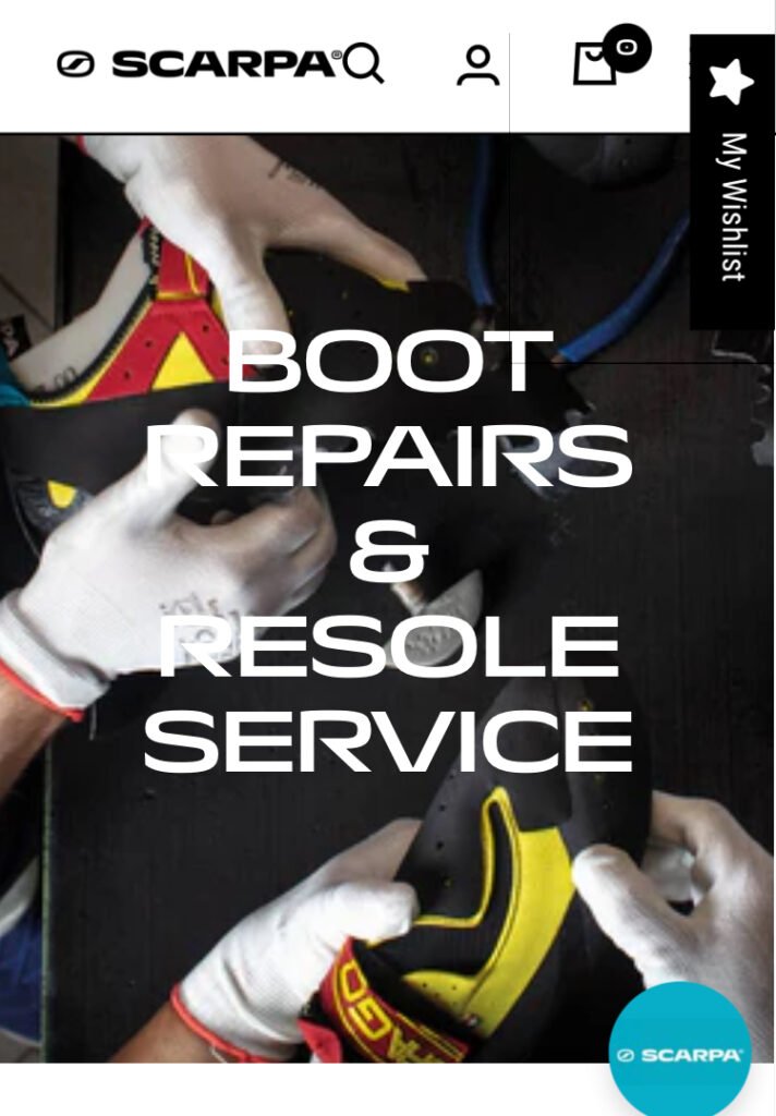 Scarpa's boot repairs and resole service