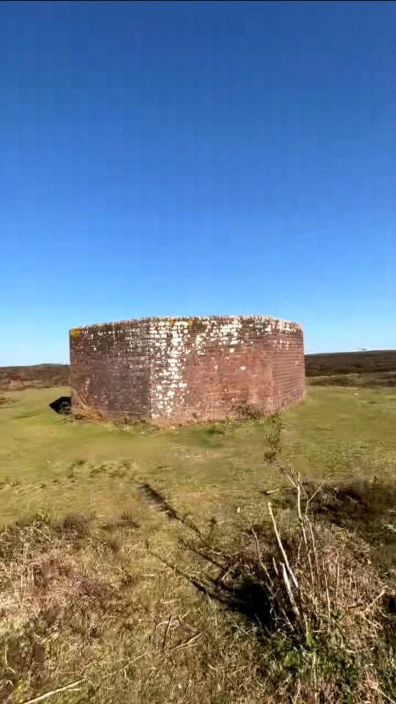 Remains of the Ibsley Huff-Duff station in the New Forest